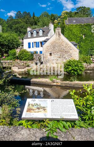 France, Finistere, Pont-Aven, In the footsteps of Paul Gauguin Stock Photo