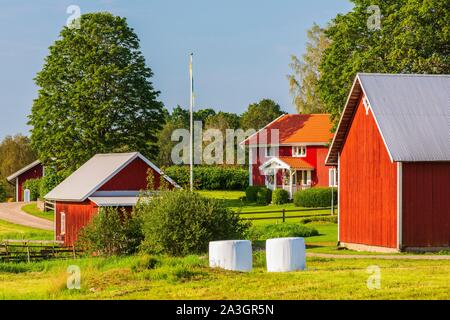 Sweden, County of Vastra Gotaland, Hokerum, Ulricehamn hamlet Stock Photo