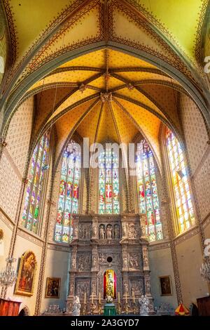 France, Pyrenees Orientales, Perpignan, Saint John's Cathedral Stock Photo