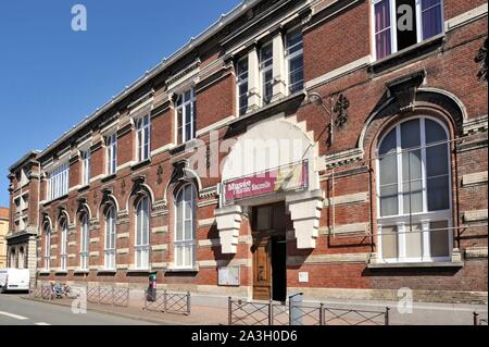 France, Nord, Lille, Museum of Natural History, facade Stock Photo