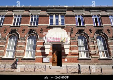 France, Nord, Lille, Museum of Natural History, facade Stock Photo