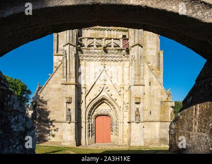 France, Finistere, Cap-Sizun, Primelin, Saint-Tugen church (16th and 17th centuries) Stock Photo