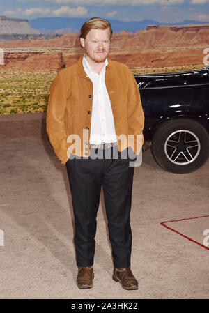 WESTWOOD, CA - OCTOBER 07: Jesse Plemons attends the premiere of Netflix's 'El Camino: A Breaking Bad Movie' at Regency Village Theatre on October 07, 2019 in Westwood, California. Stock Photo