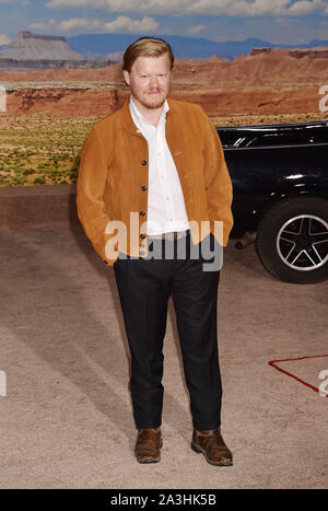 WESTWOOD, CA - OCTOBER 07: Jesse Plemons attends the premiere of Netflix's 'El Camino: A Breaking Bad Movie' at Regency Village Theatre on October 07, 2019 in Westwood, California. Stock Photo