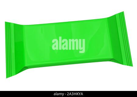 green packaging on a white background Stock Photo