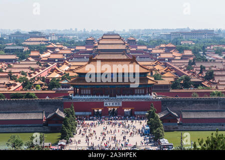 The Forbidden city in Beijing Stock Photo