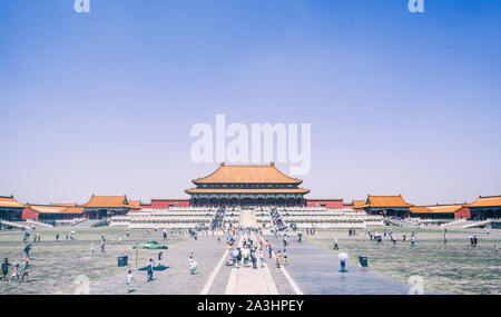 The Forbidden city in Beijing Stock Photo