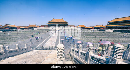 The Forbidden city in Beijing Stock Photo