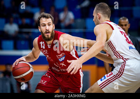 Milano, Italy. 07th Oct, 2019. Sergio Rodriguez (AX Armani Exchange Olimpia Milano) during Legabasket Serie A basketball match AX Armani Exchange Olimpia Milano vs Pallacanestro Trieste in Milano, Palalido Allianz Cloud, the home team won 88-74. Italy 6th October 2019. (Photo by Matteo Cogliati/Pacific Press) Credit: Pacific Press Agency/Alamy Live News Stock Photo