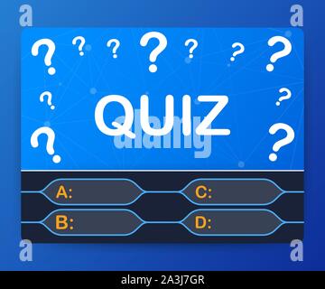 Beautiful Quiz Line Vector Icon Stock Vector Image & Art - Alamy