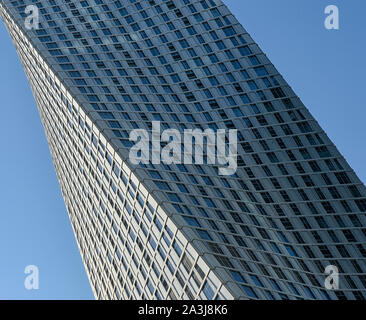 Cayan Tower in Dubai Stock Photo