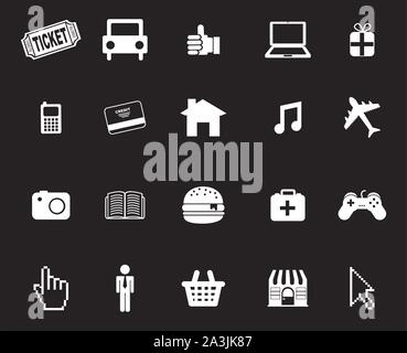 Variety icon set pack vector design Stock Vector
