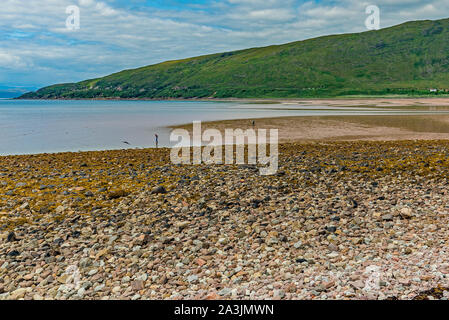 Applecross Bay beach view, Scotland Stock Photo