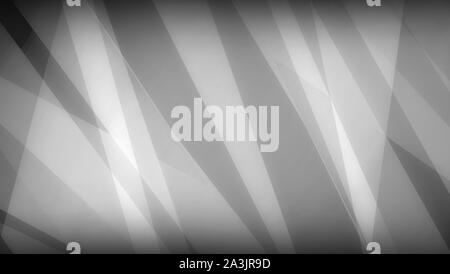 black and white abstract background with geometric shapes and diagonal lines Stock Photo