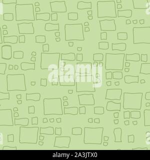 Modern hand drawn squares and rectangles background. seamless vector pattern, textile design. surface pattern Stock Vector