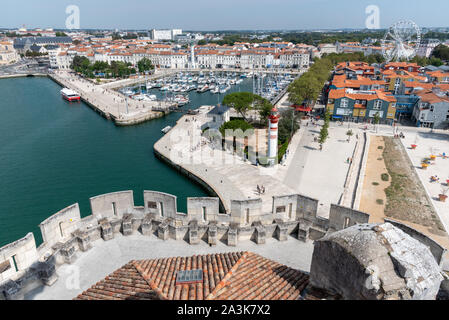 The historic maritime city of La Rochelle in Western France Stock Photo