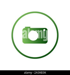 Camera icon, vector isolated. Modern simple snapshot photography sign. Instant trendy symbol for web site design, mobile app. Logo. Camera Icon on Stock Vector
