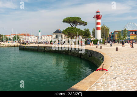 View of the old port at La Rochelle Stock Photo