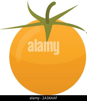 yellow tomato isometric icon vector illustration Stock Vector Image ...