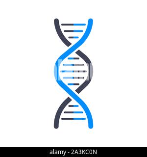 DNA Badge, icon, stamp, logo. Vector stock illustration. Stock Vector