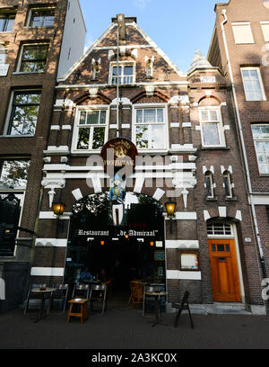 A. van Wees Tasting Locality. Amsterdam, Holland. Stock Photo