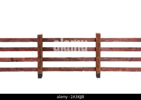 Wooden fence planks, isolated on white Stock Photo - Alamy
