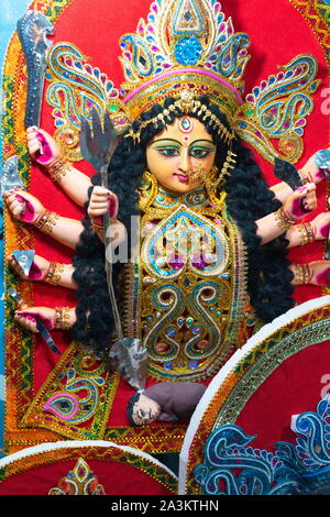 Maa Durga Portrait Stock Photo - Alamy