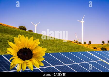 Renewable Energy Technology Stock Photo