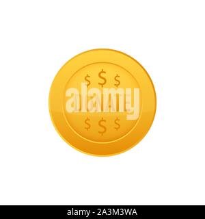 Vector donate concept hand and money button in flat style. Vector stock illustration. Stock Vector