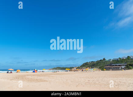 The beach at Plettenberg Bay, Garden Route, Western Cape, South Africa Stock Photo