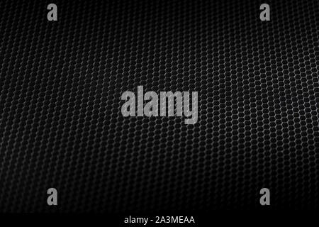 black sheet metal texture with dotted holes Stock Photo - Alamy
