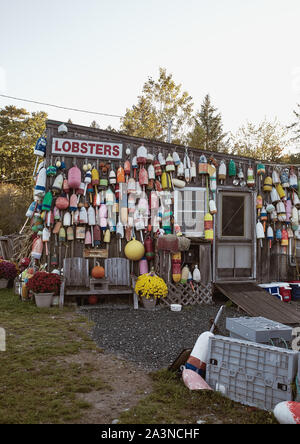 Bar Harbor Maine September 28th 2019 Lobster Buoys And