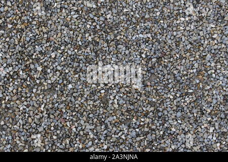 Background texture of different shades of grey gravel Stock Photo