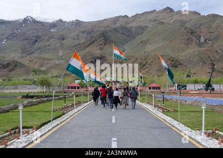 View from the entrance of Kargil War Memorial in Dras, Ladakh, India Stock Photo