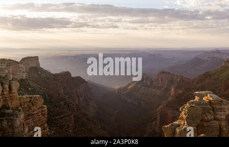 I took this picture from the Saddle Mountain Overlook at Kaibab National Forest, just east of the entrance to Grand Canyon North Rim. Stock Photo