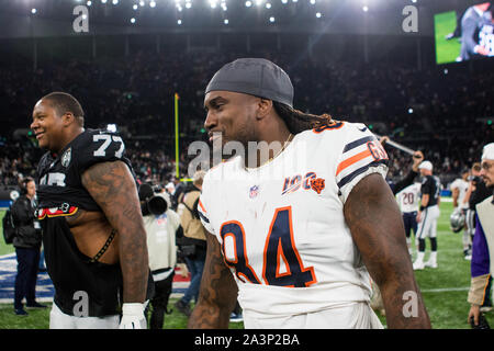 Chicago Bears wide receiver Trent Taylor (15) during an NFL football ...