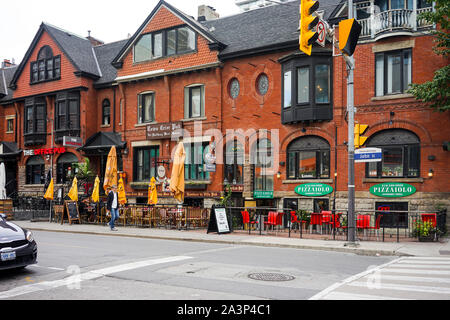 Restaurants oolong King street West in Toronto City, Downtown in Ontario, Canada, North America Stock Photo