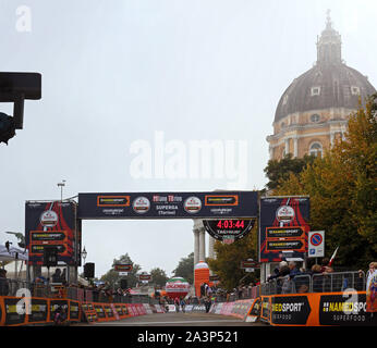 Milano, Italy, 09 Oct 2019, the arrivo sul piazzale of superga  during Milano - Torino 2019  - Milan-Turin Cycling - Credit: LPS/Claudio Benedetto/Alamy Live News Stock Photo
