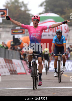 Milano, Italy, 09 Oct 2019, the winner  michael woods , canada,  during Milano - Torino 2019  - Milan-Turin Cycling - Credit: LPS/Claudio Benedetto/Alamy Live News Stock Photo