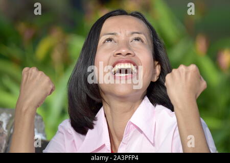 Successful Pretty Person Stock Photo