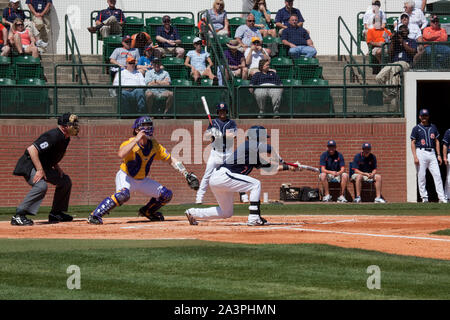 Spring baseball game, Auburn University, Auburn, Alabama Stock Photo
