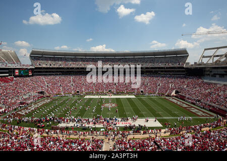 University of Alabama football fans. Fans are wearing Tide detergent ...