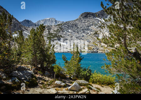 Mountain Lake in the Eastern Sierra Nevada Mountains, California ; USA Stock Photo