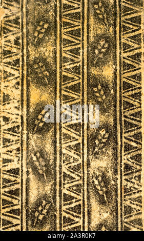 Very old damaged paper texture captured in the studio Stock Photo