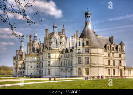 Chateau de Chambord, Loire Valley, France Stock Photo