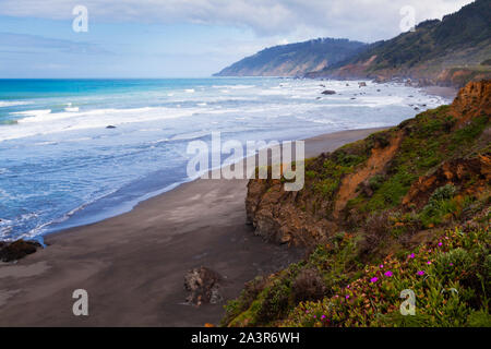 Westport-Union Landing State Beach, CA Stock Photo