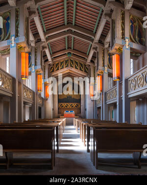 Sunday school chapel at The First Church of Christ, Scientist, the only building in Berkeley, California, that has been designated a National Landmark Stock Photo