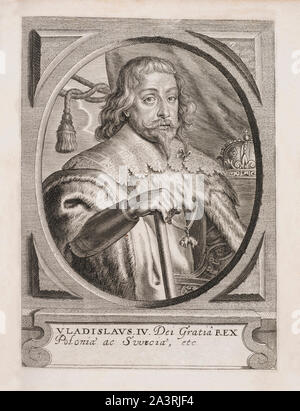 Wladyslaw IV Vasa or Ladislaus IV Vasa (1595 – 1648) was king of Poland, of the House of Vasa, who ruled from 1632 until his death in 1648. He was the Stock Photo