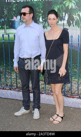Photo Must Be Credited ©Jeff Spicer/Alpha Press 079823 02/07/2015 Mary McCartney and Simon Aboud The Serpentine Summer Party Kensington Gardens London Stock Photo