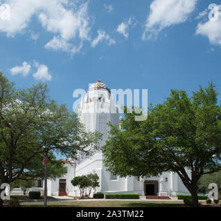 The Administration Building, known locally and fondly as the Taj Mahal, at Randolph Field, now Randolph Air Force Base, part of the U.S. Military's Joint Base San Antonio, Texas Stock Photo